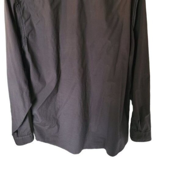 Old Navy Gray Long Sleeve Button Down Shirt L - Picture 9 of 15